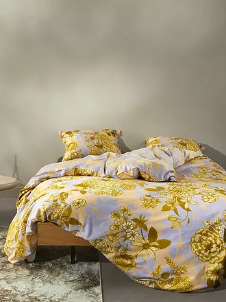 ESSENZA | Satin Bettwäsche FLORE 70x90cm/140x200cm Yellow Straw | 